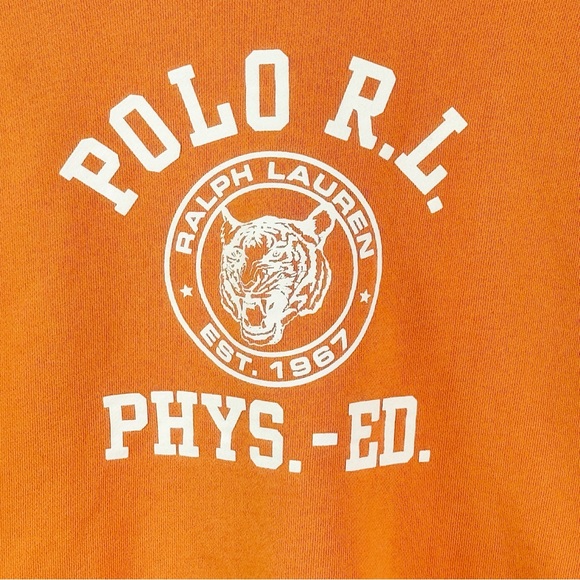 Vintage 90’s Polo Ralph Lauren RL Phys Ed Short Sleeve Sweatshirt Men’s Large - Picture 3 of 11